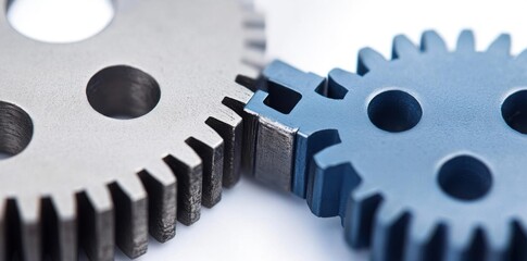 Gears Rotate and Mesh Together, Driving Progress and Innovation In Technology