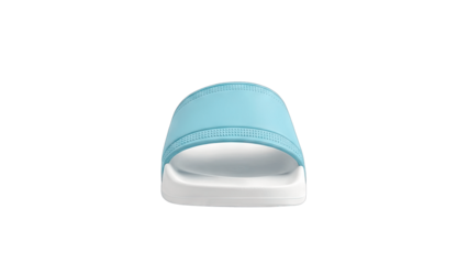 Blue Slide Sandal Isolated on White Background