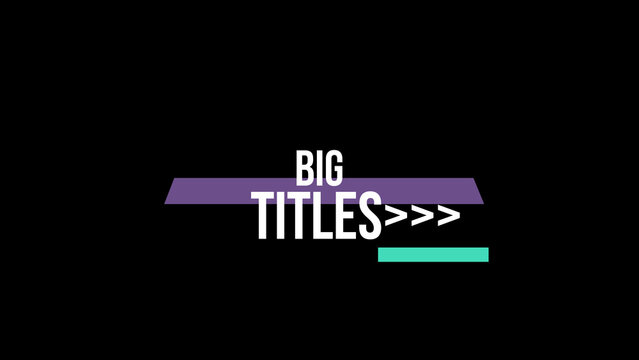 Big Titles 6