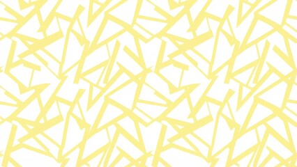 Abstract Yellow Pattern with Geometric Shapes and Sharp Angles
