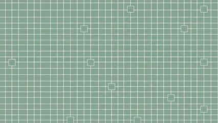 Light Green Grid Pattern with Simple Square Shapes for Background Design