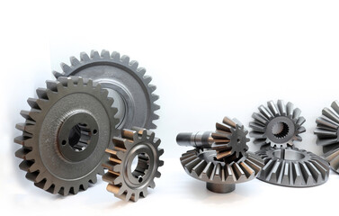 Shaft and gears metal parts