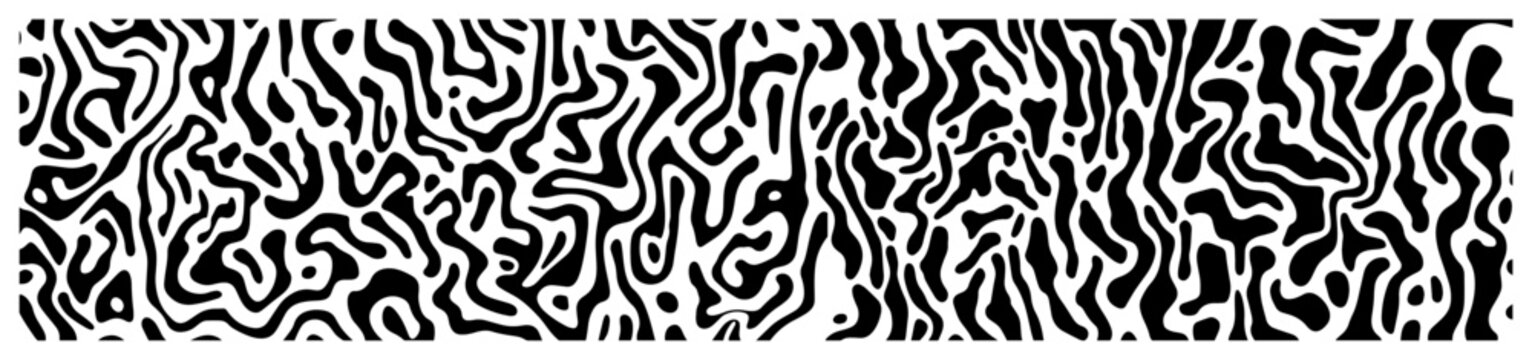 Abstract organic maze texture vector background featuring fluid wiggly lines resembling brain coral or biological cells