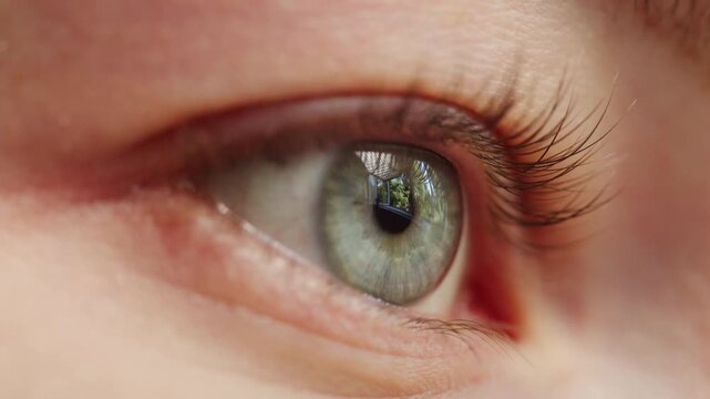 Close-up of a blue eye