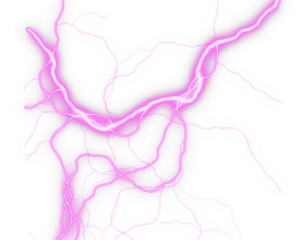 Vibrant pink lightning bolt energy effect with glowing electric veins and neon plasma lines, ideal for fantasy art, sci-fi visuals, digital effects, and dynamic design backgrounds.