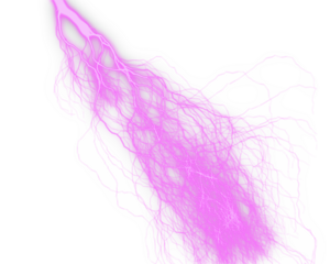 Vibrant pink lightning bolt energy effect with glowing electric veins and neon plasma lines, ideal for fantasy art, sci-fi visuals, digital effects, and dynamic design backgrounds.