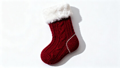 Christmas socks isolated on white background
