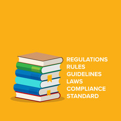 Regulations, rules, guidelines, laws, compliance, standard.