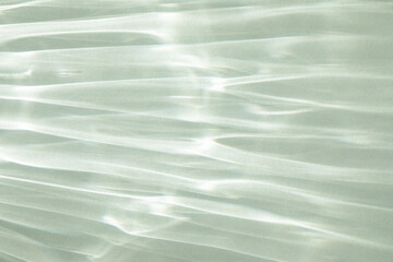 Neutral abstract shadows background from pouring sunlight from glass. Caustic background from light glare and shine reflection effects for product presentation. minima