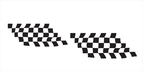 Race flag background. Checkered flag. Black and white checker. Finishing flag.