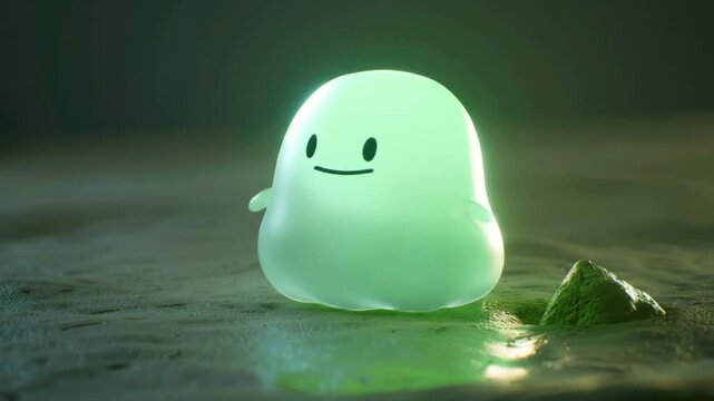 3d stylized game character squishy slime creature Videos