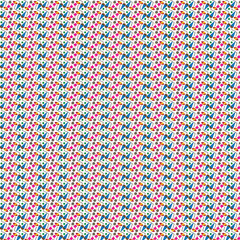 Colorful retro polka dot seamless geometric pattern wallpaper