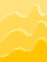 Yellow wavy background design 