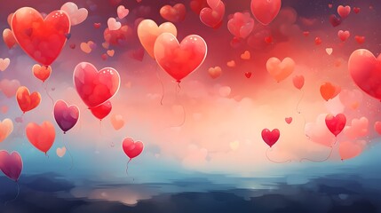 heart shaped balloons