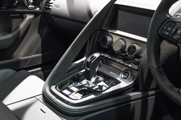 Jaguar F-Type Coupe 75 Luxury Interior Console © SellStock