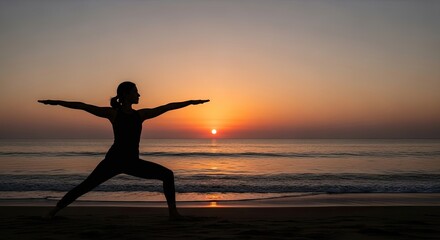 Woman Doing Yoga Pose Silhouette Beach Sunset-gigapixel-art-scale-6_00x.jpg