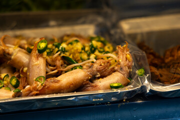 the appealing look of Chilled Squid