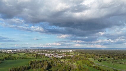 Fototapeta premium Blick nach Nieder-Roden