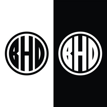 BHD Letter Logo Icon Stock Illustrations, Vectors And Clipart.
