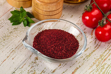 Natural organic Sumah powder for culinary