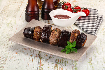 Turkish cuisine - Patlican Kebab with eggplant