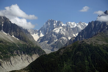 Naklejka premium Grandes Jorasses