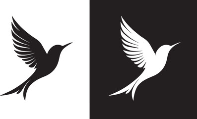 Fototapeta premium White dove flying peace symbol vector silhouette illustration