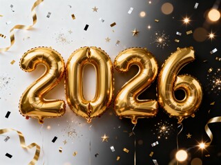 Festive 2026 New Year Greeting Celebration Design