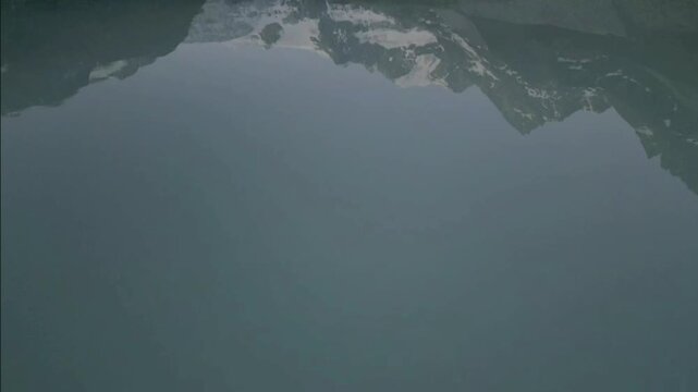 Moiry Glacier Sunrise Mirror Lake Aerial Switzerland