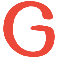 Red letter g