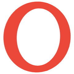 Red letter o