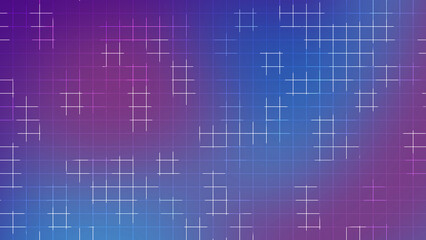 Indigo Purple Grid Line Glow Simple Modern Background