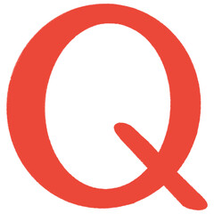 Red letter Q