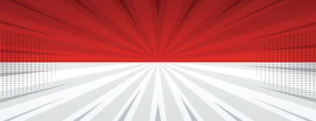 indonesia flag background concept for indonesia independence day illustration