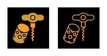 Wine Cork Icon Design