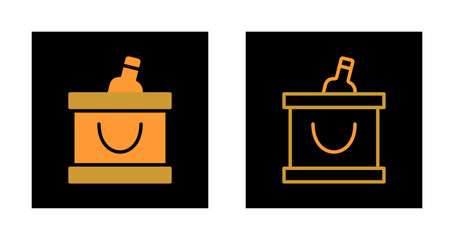 Wine Cooler Icon Design