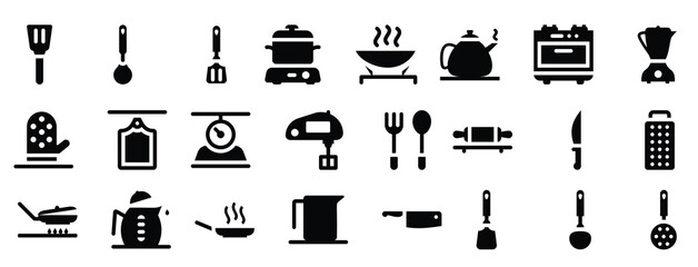 Set of kitchen vector illustration © Ifrea