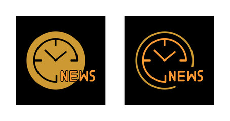 News Hour Icon Design