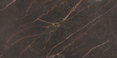 Brown polished marble with yellow veins. A deep stone color for your design