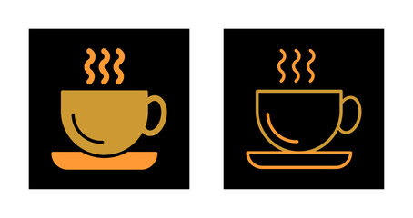 Hot Coffee Icon Design