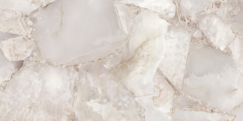 Polished onyx marble slab. Natural stone for design