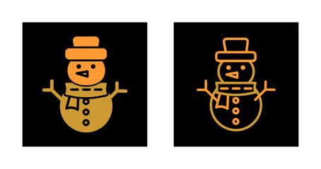 Snowman Icon Design