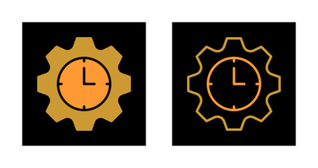 Time Allocation Icon Design