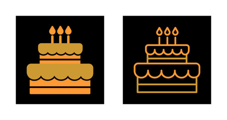Birthday Cake Icon Design