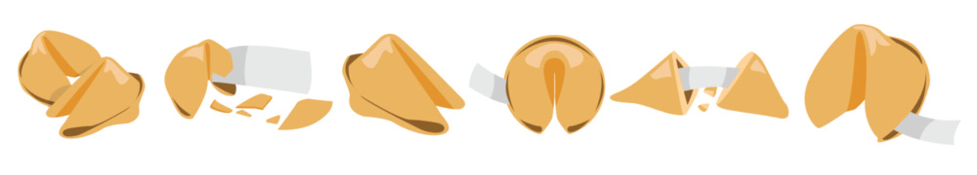 fortune cookie vectors 