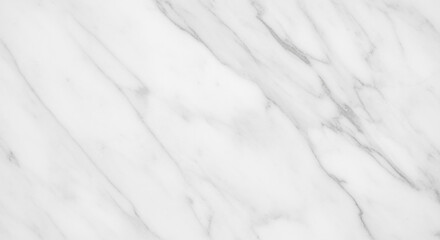 White marble surface with natural veins and smooth texture for elegant modern interior and architectural backgrounds