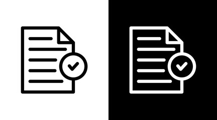 Approval With Icon Set Design