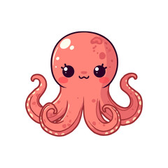 Squid Cartoon Design Very Cool