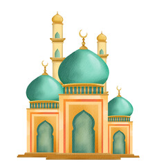 Illustration of a Beautiful Mosque 