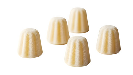 Jelly candy set isolated on PNG background.